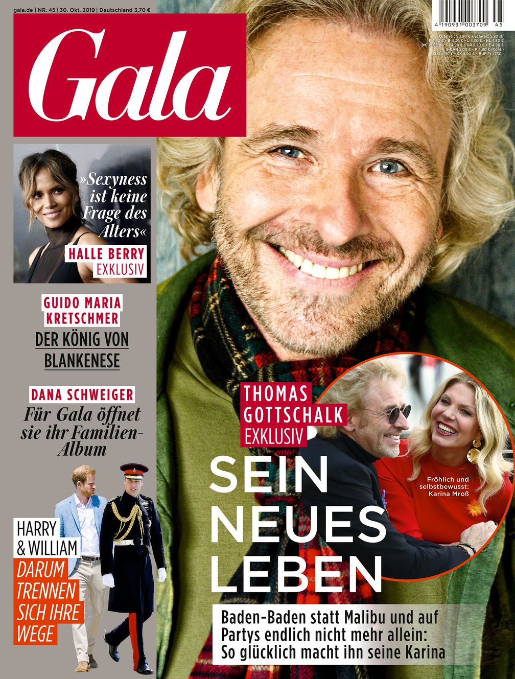 GALA Cover 45/2019 (EVT: 30. Oktober 2019) Bild: "obs/Gruner+Jahr, Gala"