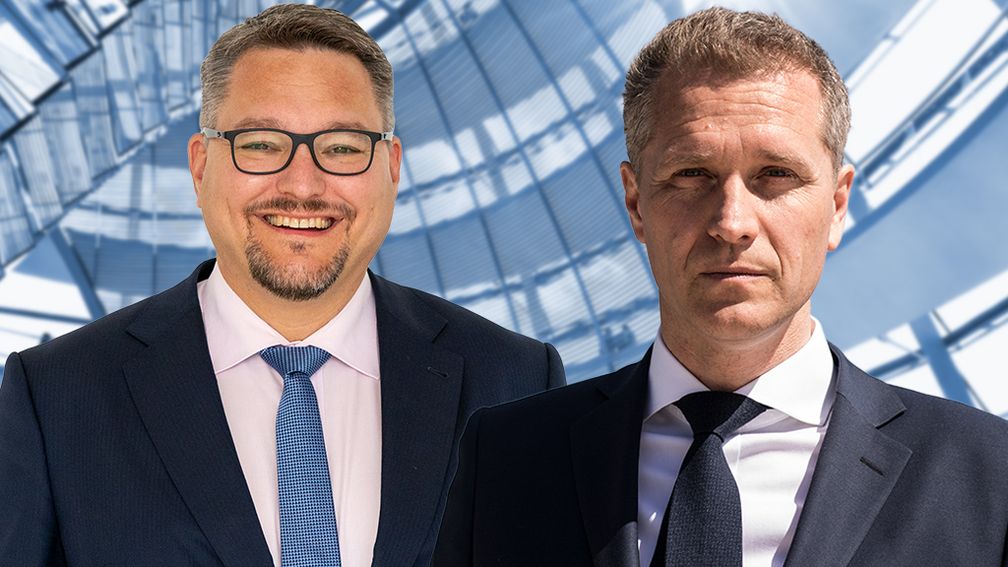 Petr Bystron, außenpolitische Sprecher der AfD-Bundestagsfraktion und Stefan Keuter, stellvertretende Sprecher des Arbeitskreises Außenpolitik Bild: AfD Deutschland