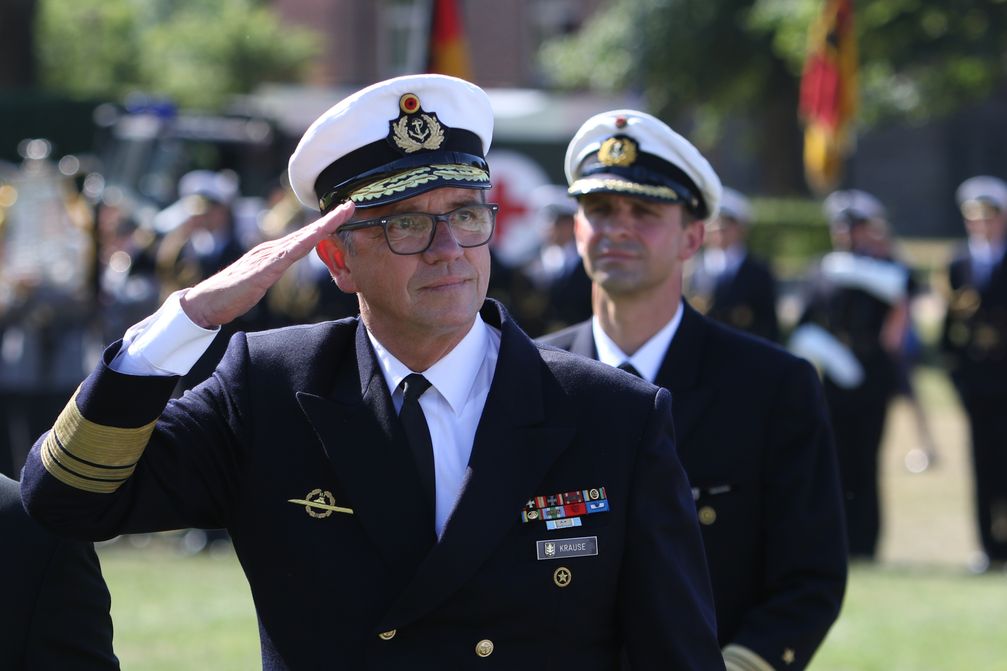 Vizeadmiral Andreas Krause (03.08.2019)  Bild: Bundeswehr / Björn Wilke Fotograf: Björn Wilke