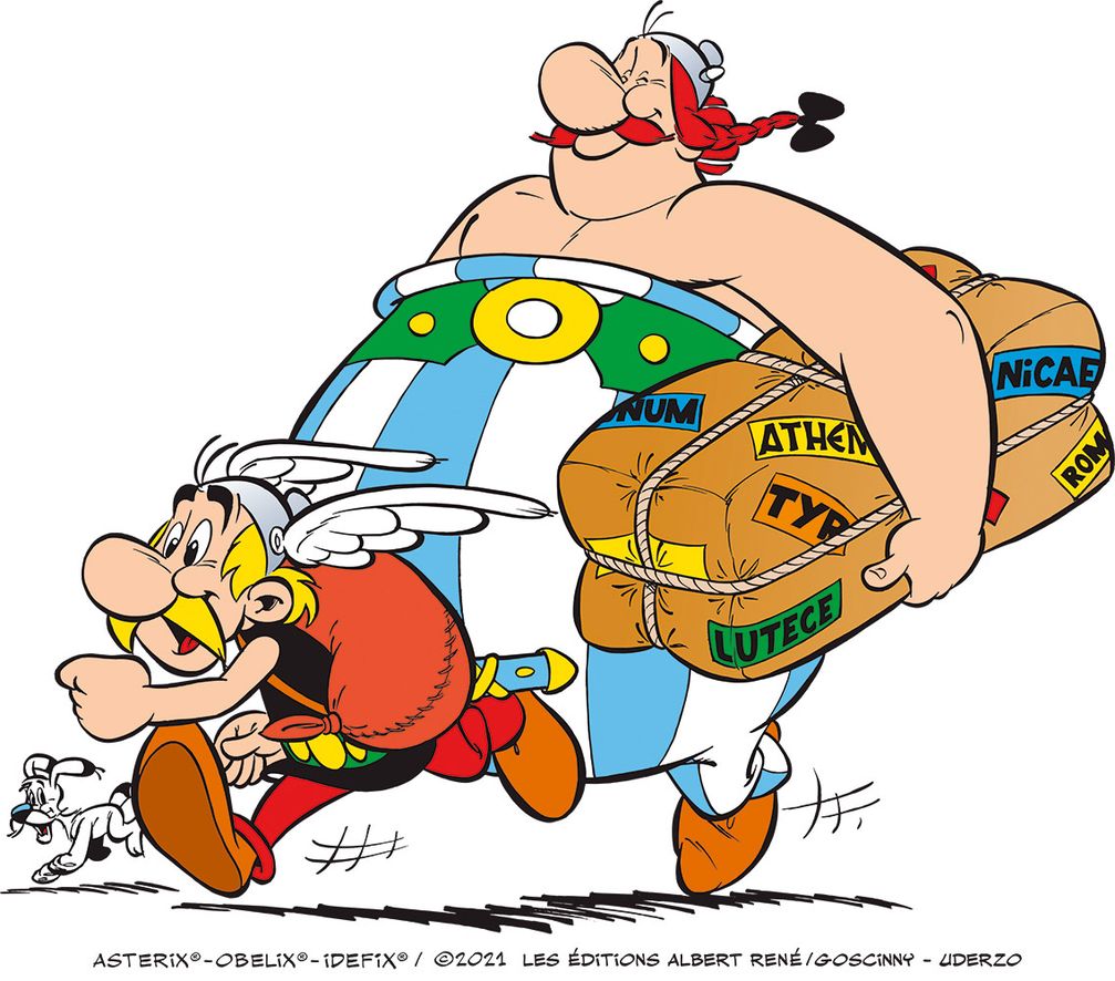 Teaser Asterix und Obelix Album 39  Bild: "obs/Egmont Ehapa Media GmbH/© 2021 LES EDITIONS ALBERT RENE"