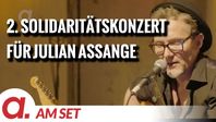 Bild: SS Video: "Am Set: 2. Solidaritätskonzert für Julian Assange – Ein Konzert für die Freiheit" (https://tube4.apolut.net/w/3QuyUBBbnwBpBp87VZTFSi) / Eigenes Werk