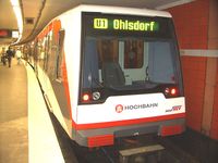 U-Bahn des Hamburger Verkehrsverbunds (HVV)