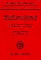 Deutsches Strafgesetzbuch von 1914 (Symbolbild)