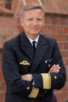 Der scheidende Kommandeur der Marineschule Mürwik, Flottillenadmiral Wilhelm Tobias Abry. Bild: Bundeswehr