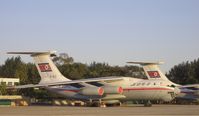 Koreanische Volksarmee: A KPAF Ilyushin Il-76MD strategic airlifter in the mid-2000s, in Air Koryo markings.