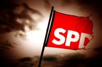 SPD Flagge (Symbolbild)