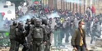 Bild: SS Video: " Nach heftigen Protesten und Generalstreik: Kolumbiens Regierung zieht Steuerreform zurück " (https://youtu.be/xRPMYHdWZro) / Eigenes Werk