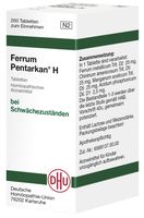 DHU_Ferrum_Pentarkan  Bild: Deutsche Homöopathie-Union DHU-Arzneimittel GmbH & Co. KG Fotograf: Deutsche Homöopathie-Union DHU-Arzneimittel GmbH & Co. KG