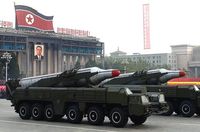 BM25 Musudan Rakete von Nordkorea. Bild: EPA - wikipedia.org