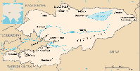 Karte von Kirgisistan Bild: de.wikipedia.org