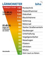 Grafik: Was ist wie laut? Ab welcher Lautstärke ist das Gehör gefährdet oder die Schmerzgrenze überschritten?