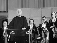 Kurt Masur am Pult der Dresdner Philharmonie, Dezember 2012