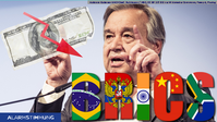 Bild: Antonio Guterres UNO-Chef: Kuhlmann / MSC, CC BY 3.0 DE via Wikimedia Commons, Freepik, Pixabay  / AUF1 / Eigenes Werk