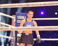 Julia Irmen WKU-Super-Fight im Jahr 2012 in Berlin