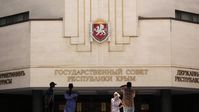 Archivbild: Gebäude des Parlaments der Teilrepublik Krim in Sewastopol Bild: Maks Wetrow / Sputnik