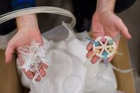Endlosfasern: für 3D-Drucker aus Milchflaschen hergestellt. Bild: mtu.edu