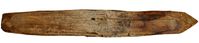 Ein ca. 400 Jahre alter Holznagel: Sind diese wieder im Kommen?