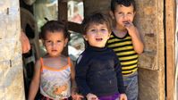 Kinder in einem Flüchtlingslager in Qabb Ilyas Bild: Sputnik / Mikhail Alaeddin