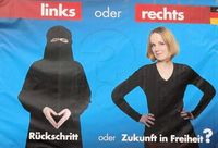 Ein AfD Wahlplakat (2019)