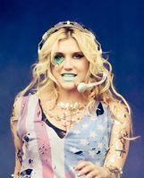 Die Sängerin Kesha bei einem Konzert im Jahr 2011.