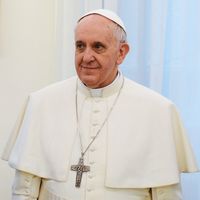 Der amtierende Papst Franziskus (März 2013)