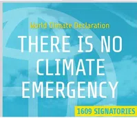 Weltklimaerklärung 2023: Es gibt keinen Klimanotstand!