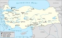 Karte der Türkei Bild: Thomas Steiner / wikipedia.org