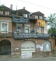 Besetztes Haus in Stuttgart (2005)