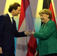 Sebastian Kurz und Angela Merkel (2018)