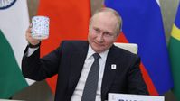 Wladimir Putin beim virtuellen BRICS-Treffen, 23.06.2022