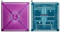 Winziger Chip: dank Nanotechnik. Bild: Jun Yao et al, Harvard University/MITRE