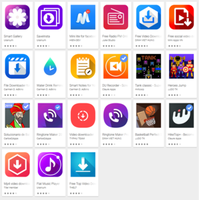 Einige der gefundenden Adware-Apps im Überblick.