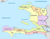 Départements in Haiti