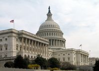 Der US-Senat mit dem United States Capitol in Washington, D.C.