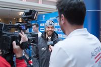 Markus Schairer bei der Einkleidung des österreichischen Teams für die Olympischen Winterspiele 2018