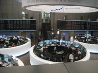 Handelssaal der Frankfurter Wertpapierbörse