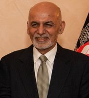 Aschraf Ghani Ahmadsai (Ahmadsai ist der Stammesname; paschtunisch محمد اشرف غني احمدزی DMG Muḥammad Ašraf Ġanī Aḥmadzay) (2020)