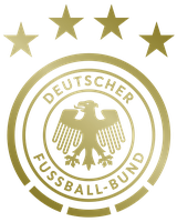 Logo der deutschen Fußballnationalmannschaft mit Adler, seit der WM 1990 in Verwendung.