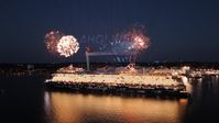 Die Taufe der Mein Schiff 7 fand vor der Kulisse Kiels statt.  Bild: TUI Cruises GmbH Fotograf: TUI Cruises GmbH