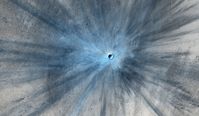 Krater auf dem Mars Bild: NASA