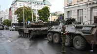 Gepanzerte Militärfahrzeuge des Unternehmens Wagner auf den Straßen von Rostow am Don (Symbolbild) Bild: Sputnik / Sergei Piwowarow