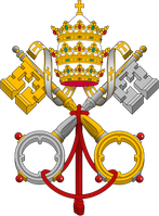 Wappen der Istituto per le Opere di Religione (IOR) (deutsch Institut für die religiösen Werke), allgemein bekannt als die Vatikanbank.