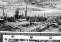 Der Erbauer bietet die Raffinerie dem Volk des Tschad". Bild: bicc.de
