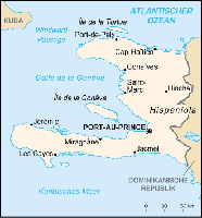 Karte von Haiti Bild: de.wikipedia.org