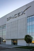 SpaceX Unternehmenszentrale in Hawthorne.