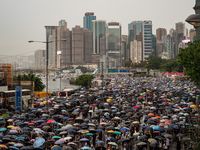 Hongkong: Demonstration vom 18. August 2019 mit 1,7 Millionen Teilnehmern (nach Angaben der Organisatoren)
