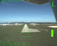 Blickwinkel des Autopiloten: Automatische Landung.