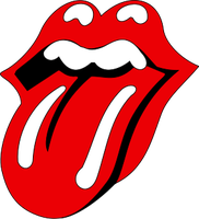 Die Zunge, das Logo der Rolling Stones. Design: John Pasche, 1971