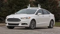 Fords Fusion Hybrid: modifizierter Prototyp im Test. Bild: corporate.ford.com