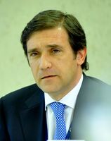 Pedro Manuel Mamede Passos Coelho im Juni 2011 beim EPP Kongress.